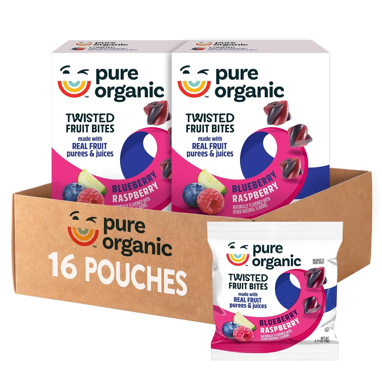 Pure Organic Twisted Fruit Bites