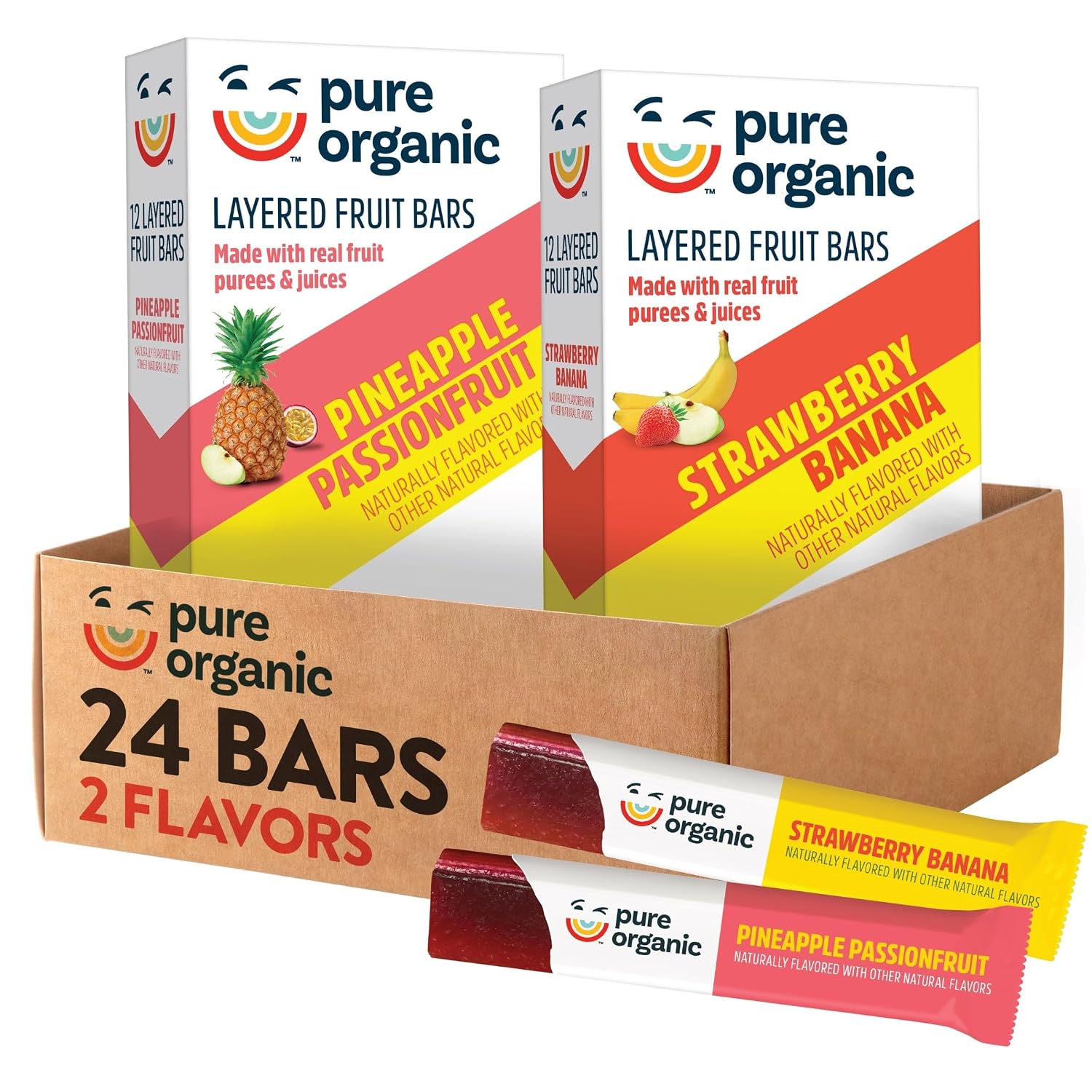 Pure Organic Layered Fruit Bar