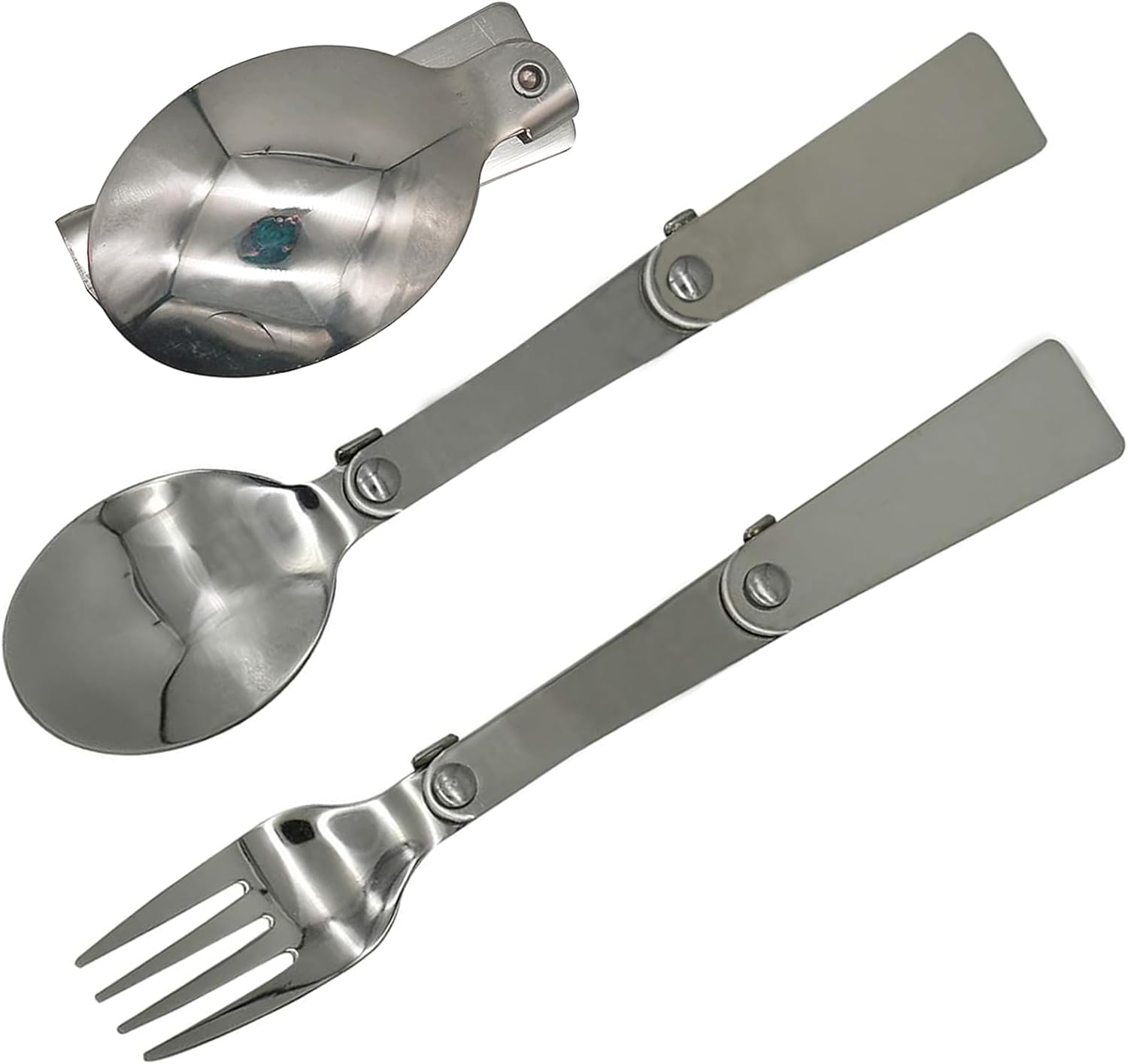 Foldable stainless steel cutlery