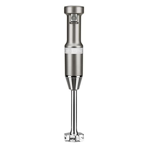 KitchenAid Variable Speed Corded Hand Blender, KHBV53, Contour Silver