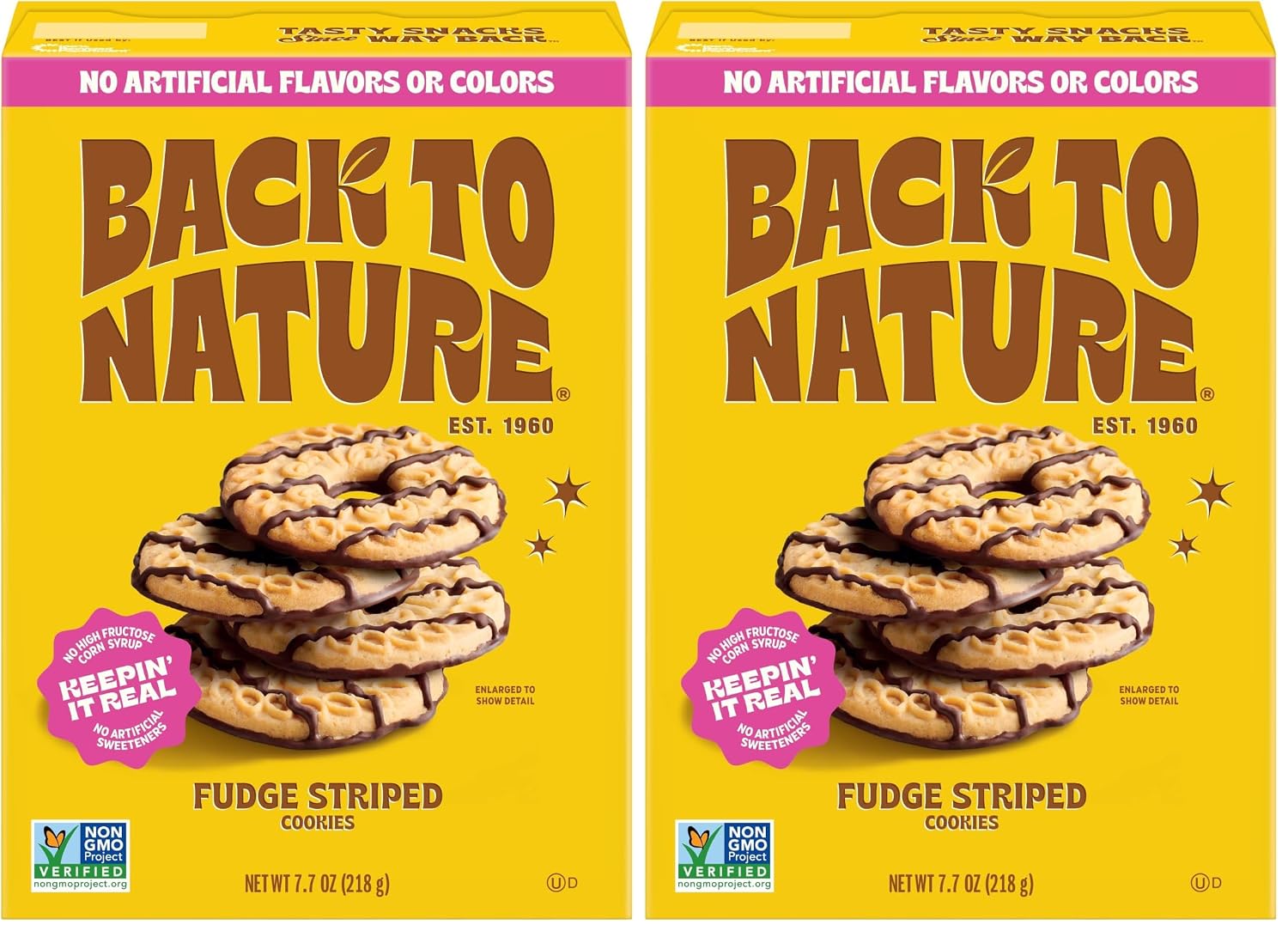 Back to Nature Fudge Striped Cookie