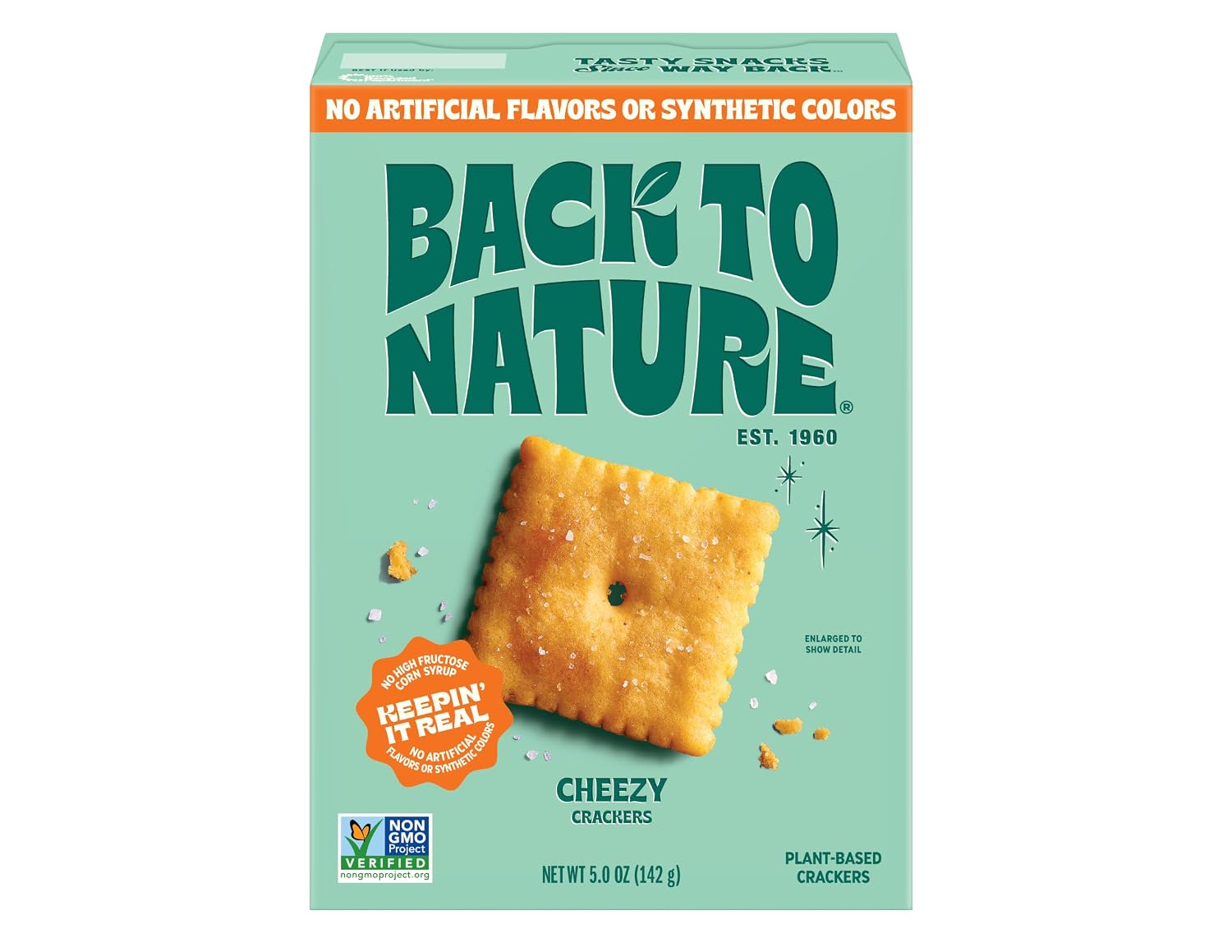 Back to Nature Cheezy Cracker Squares