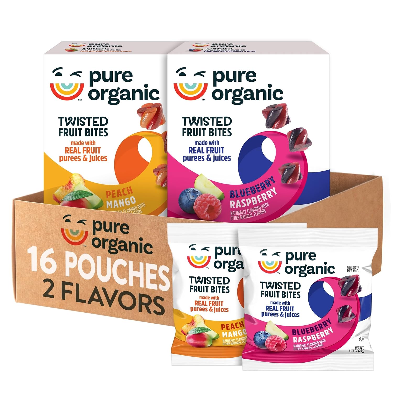 Pure Organic Twisted Fruit Bites