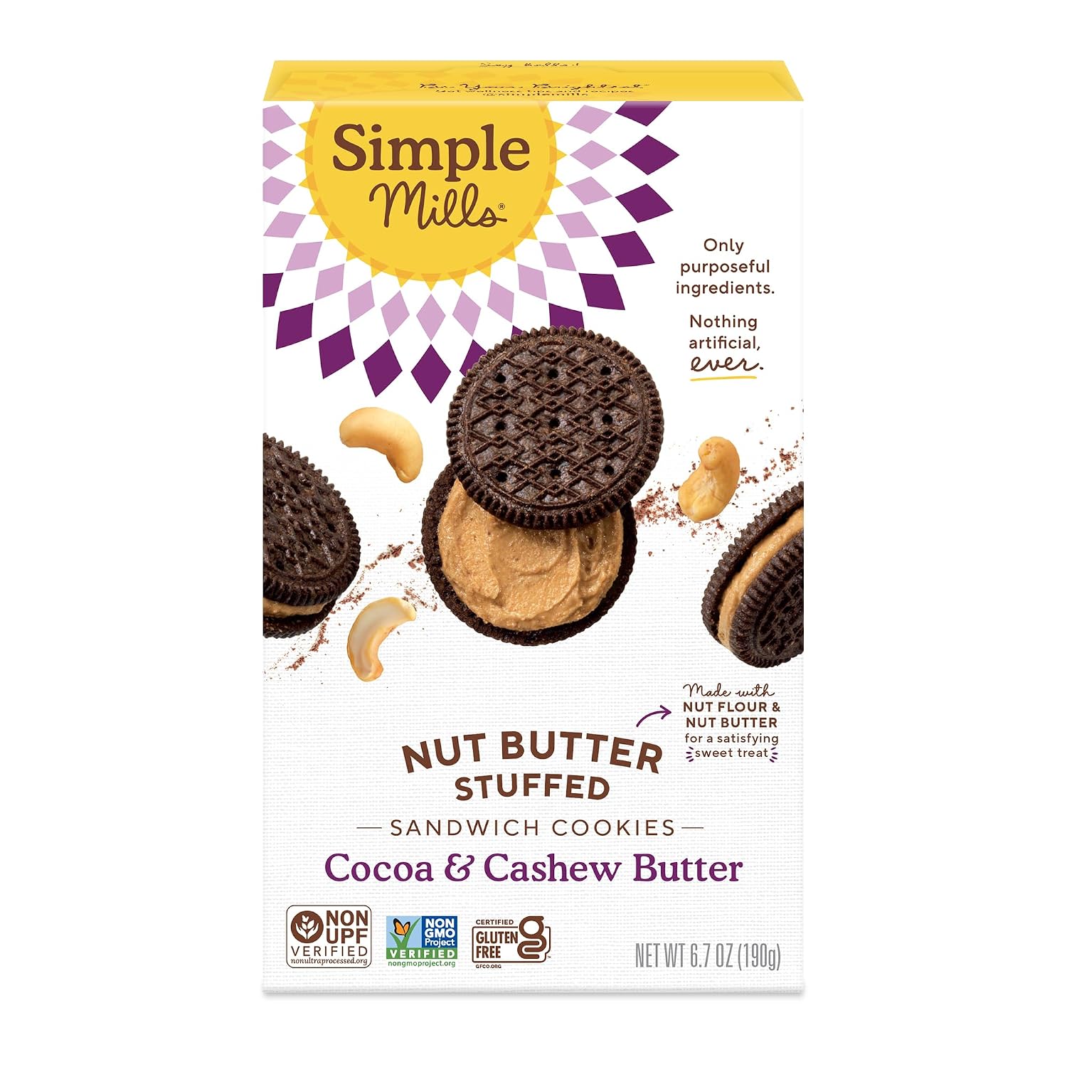 Simple mills cocoa sandwich cookies