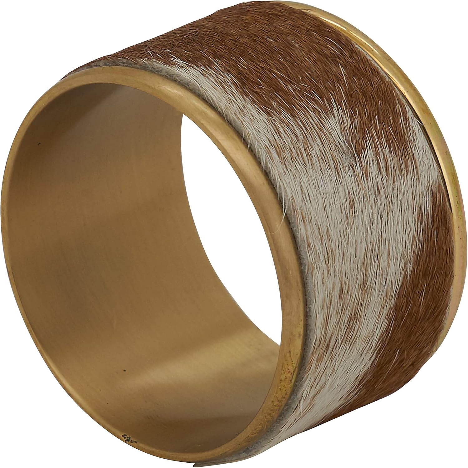 Cow Hide Napkin Rings