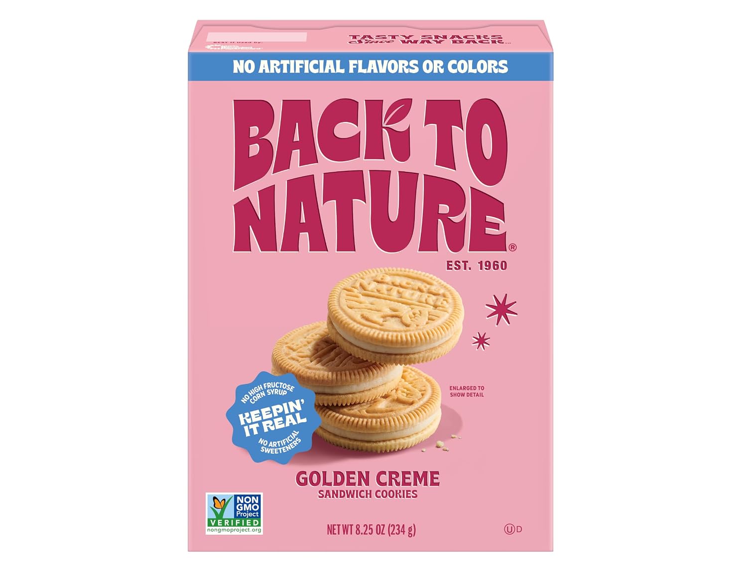 Back to Nature Vanilla Crème Sandwich Cookie