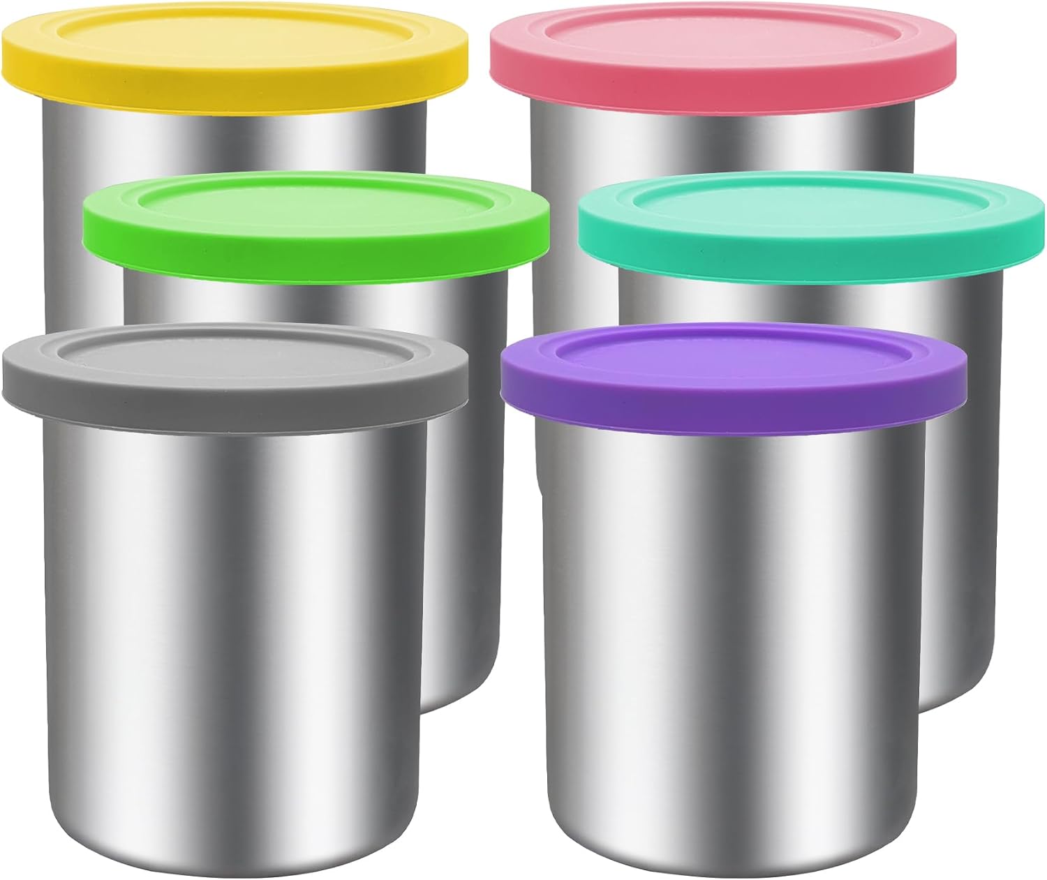 Stainless Steel Ninja Creami Containers